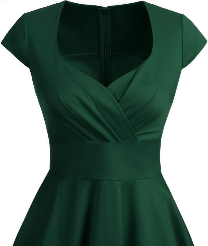 Bbonlinedress Women Short 1950s Retro Vintage Cocktail Party Swing Dresses – Bild 4