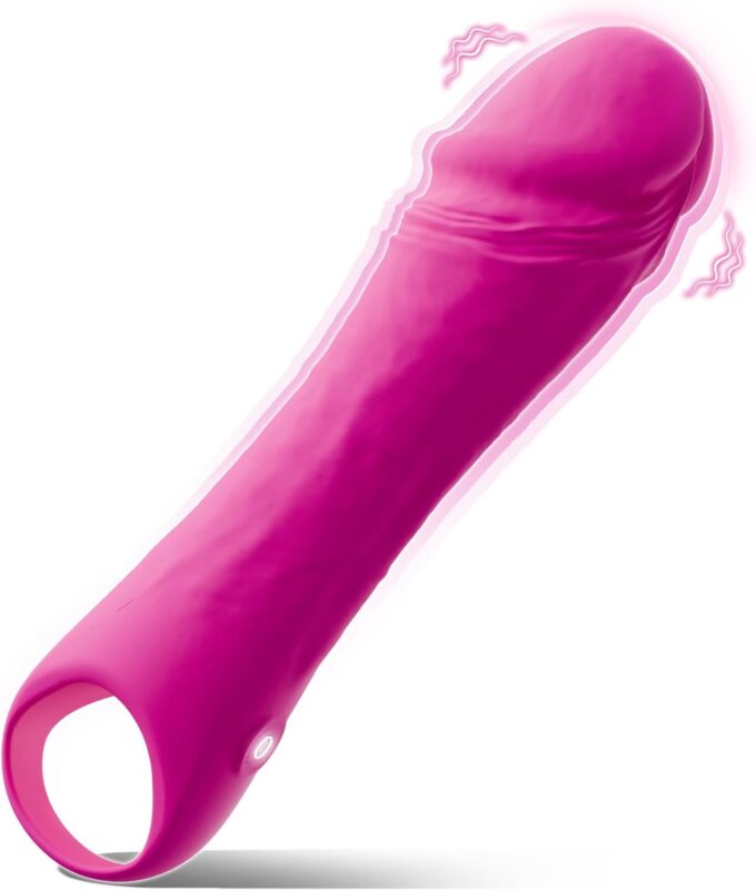 Dildo Vibration für Frauen G Punkt Vibrator Sex Spielzeug für die Frau - Rinofans Silikon Dildos Vibratoren Sexspielzeug für Paare Extrem Sex Leise 10Modus Analdildo Vibratorensets für Frauen Klitoris