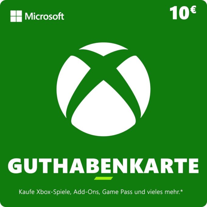 Xbox Guthaben | 10 EUR | Xbox Series X|S, Xbox One & Windows [Download Code]