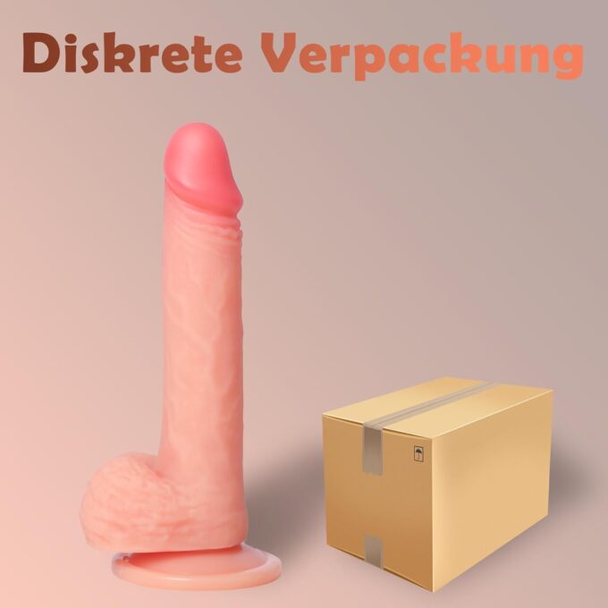 16.5cm Realistischer Penis Anal Dildo, Weiche Mini Silikon Dildo mit Starkem Saugnapf, natur didloschwanz für frauen, G-Punkt Stimulator Sexspielzeug analdilos für Anfänger Paare Männer – Bild 7