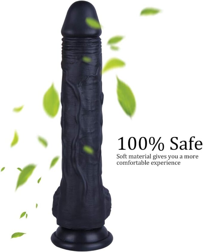 Realistischer Dildo 25,5 CM Riesiger Körpersicheres Material penis dildoMit Starkem Saugnapf XXL-Sexspielzeug Analdildo Perfekt Echte Adern Und Erhabene Hoden – Bild 6