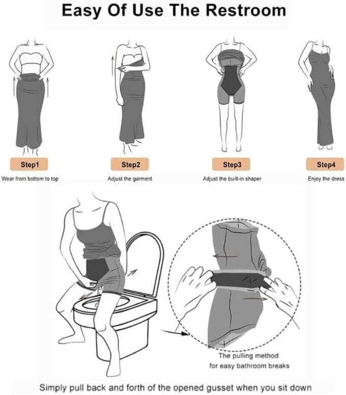 Built-in Removable Shapewear Bra Pad Bodycon Midi Dress Knitted Ribbed Square Neck Short Sleeve Basic Party Dresses – Bild 7