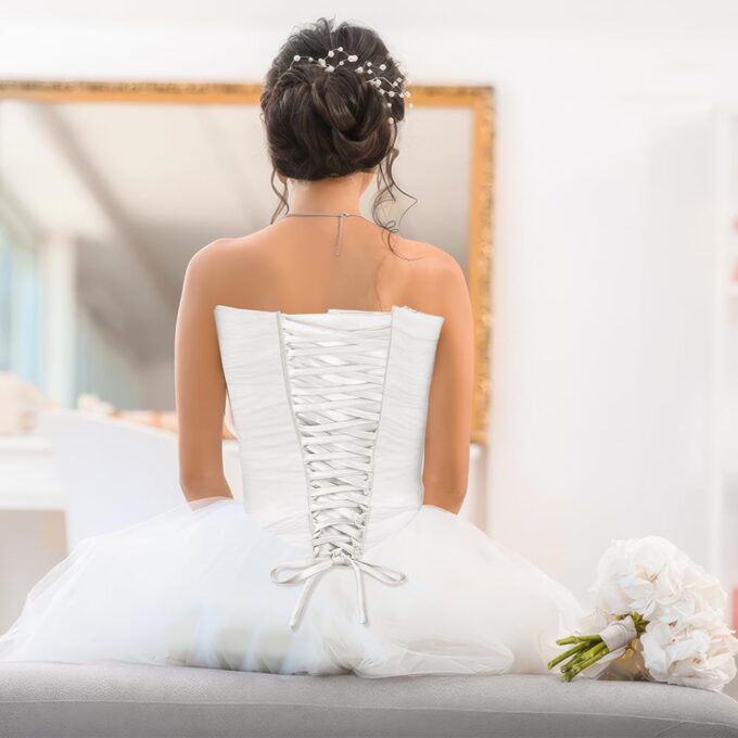 nbeads Korsett Kit Kleid Reißverschluss Ersatz, Korsett-Rückenset Mit Verstellbarer Passform Für Formelle Ballkleider – Bild 5