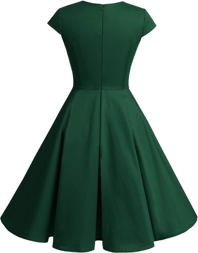 Bbonlinedress Women Short 1950s Retro Vintage Cocktail Party Swing Dresses – Bild 3