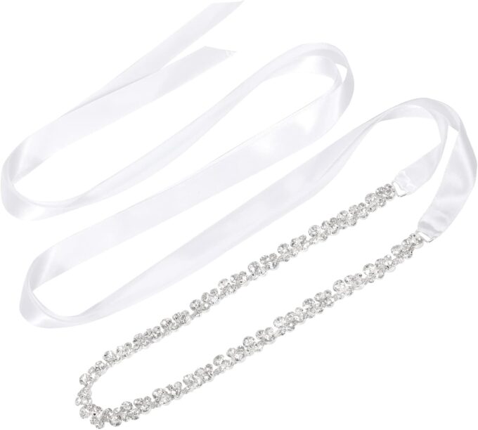 JasGood Strass Hochzeitsgürtel, Kristall Brautgürtel für Brautjungfern kleider, Abschlussball, Abendkleider, Party kleider