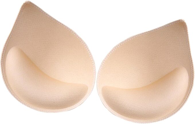 Perfeclan 1 Paar Bra -Pads Einsätze Abnehmbare geteilte weiche Schwamm atmungsaktiven Brustpolster