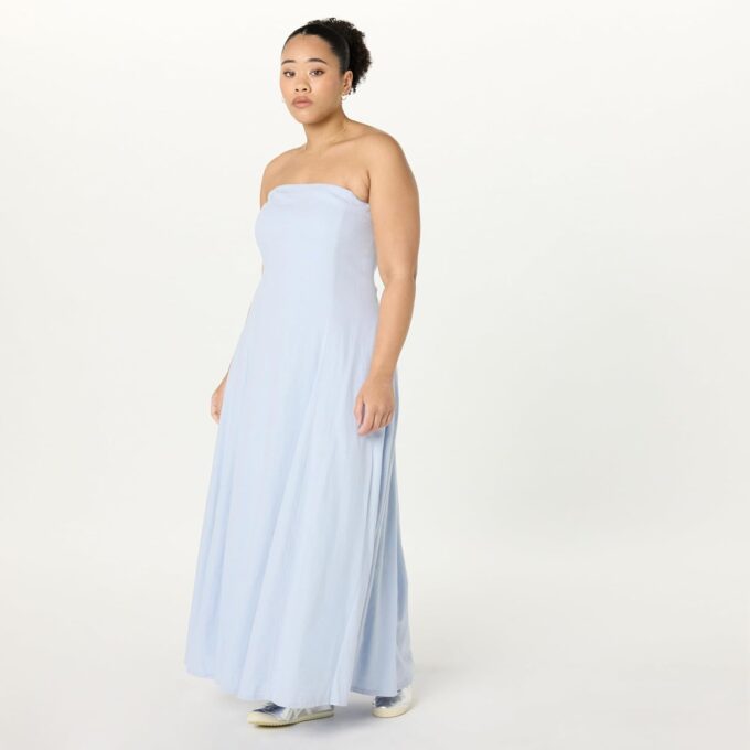 The Drop Women's Carlota Strapless Linen Maxi Dress – Bild 7