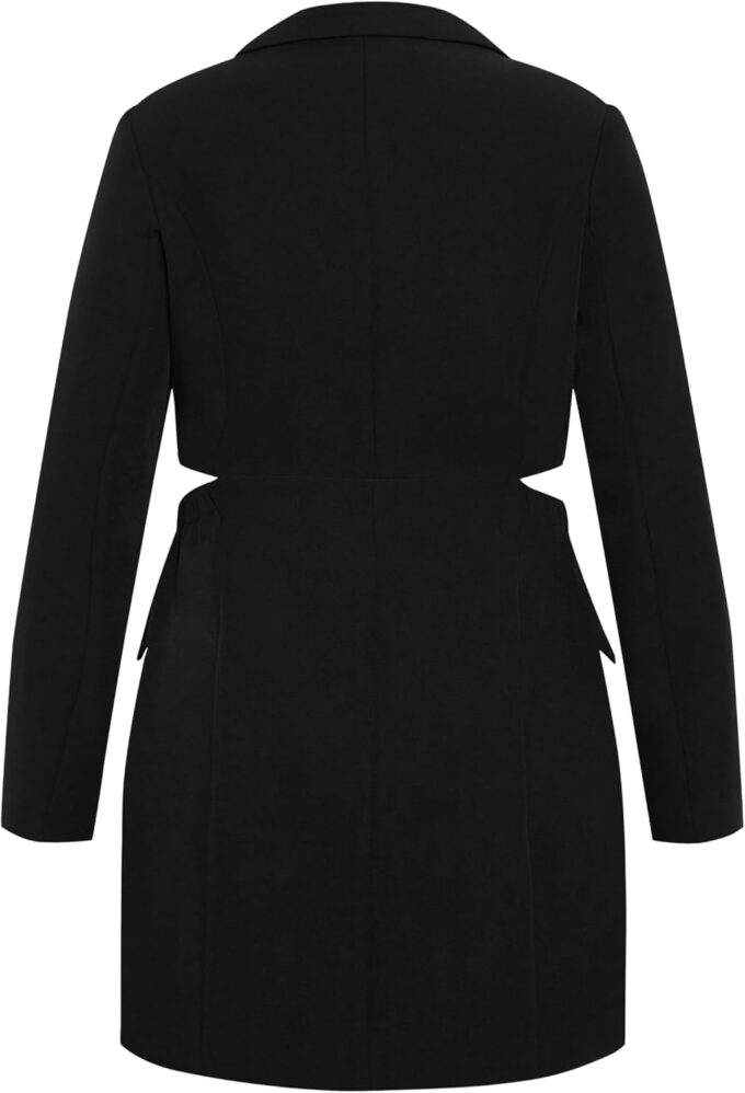 City Chic Damen Übergröße, Smoking, Twyla Kleid – Bild 5
