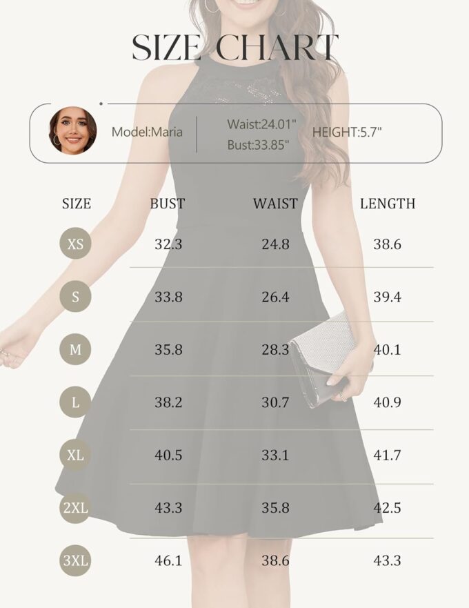 Bbonlinedress Women Cocktail Prom Wedding Dress Halter Lace Evening Party Short Vintage Homecoming Dresses – Bild 6