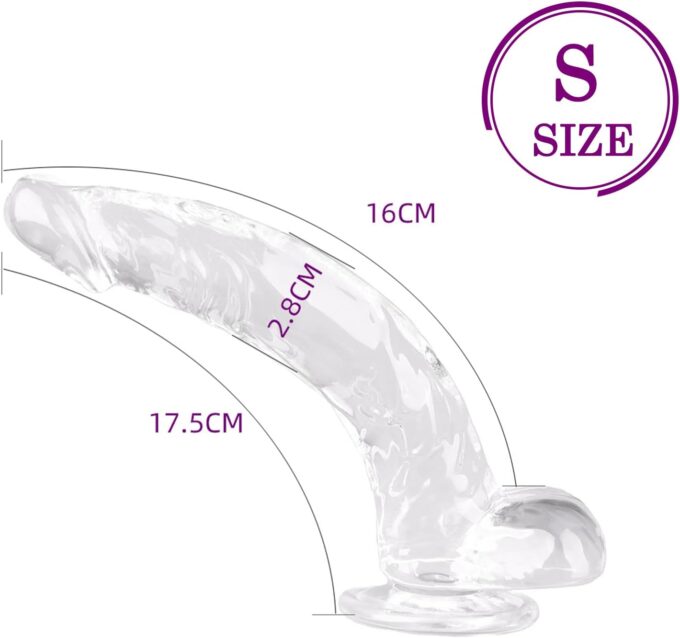2024-Neu Gebogener Dildos Realistischer Dildo mit Saugnapf,Diloschwanz für Frauen,Analdilos Herren,Anal Dildo Anal Plug Analspielzeuge,Analplug für Männer,Sexspielzeug für Paare Extrem Sex (S) – Bild 7