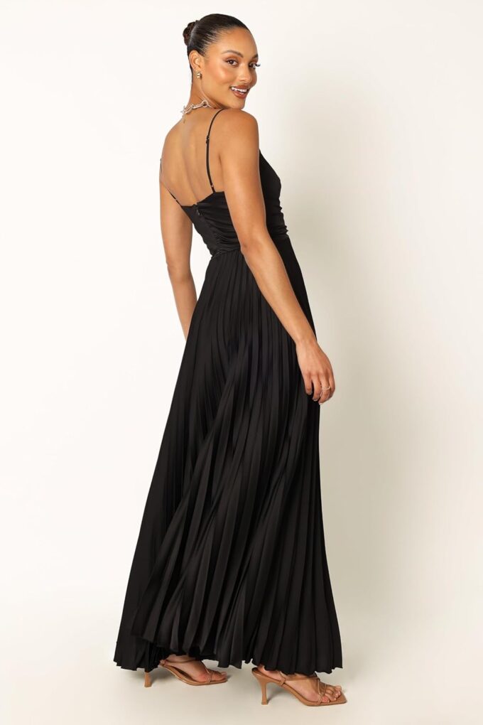 Petal & Pup Women's Naira Pleated Maxi Dress – Bild 2
