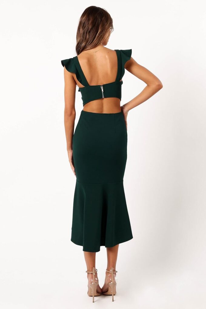 Petal & Pup Women's Yvonne Hi Lo Midi Dress – Bild 5