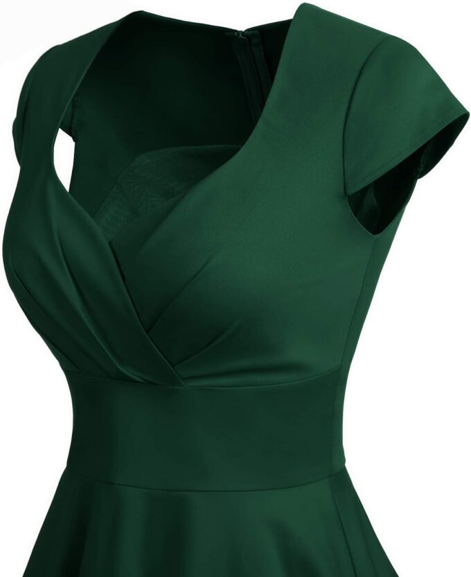 Bbonlinedress Women Short 1950s Retro Vintage Cocktail Party Swing Dresses – Bild 5