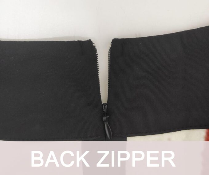 Figurbetonte Kleider für Damen, Midi-Bleistiftkleid, elegant, Business-Druck, Arbeit, Büro, Kleid mit Gürtel – Bild 6