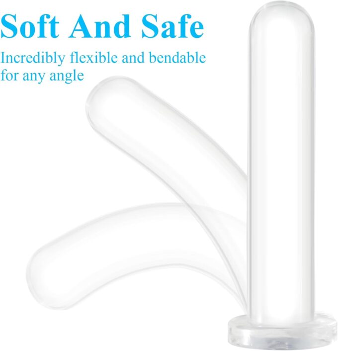 19 cm klarer Dildo mit starkem Saugnapf, Prostata-Massager für Männer, Anal Plug Penis für Frauen, Vagina Sexspielzeug für Erwachsene, weicher Jelly-Dildo – Bild 6