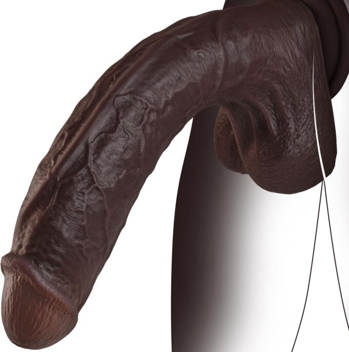 Xeoxhoney 28cm Realistischer Dildo XXL – Ultra-Dick BBC Design, Starkem Saugnapf & Doppelschicht-Silikon, 21cm Einführlänge für Intensive G-Punkt/Anal-Stimulation – Diskret Verpackt