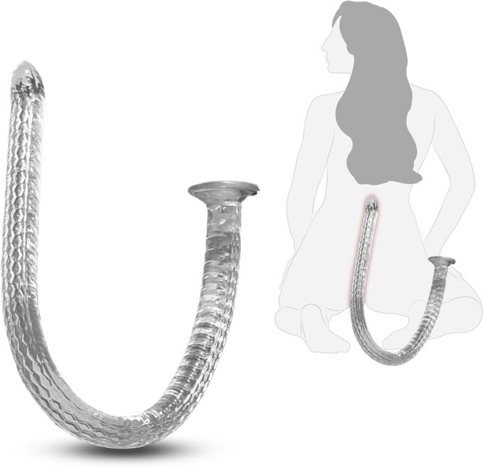 BDSMYEE Anal Dildo extrem lang,45 CM realistische Dildos Monster Dildo mit Saugnapf,Dildoschwanz für Frauen Männer,erotisches Sexspielzeug für Paare extrem sex (L)