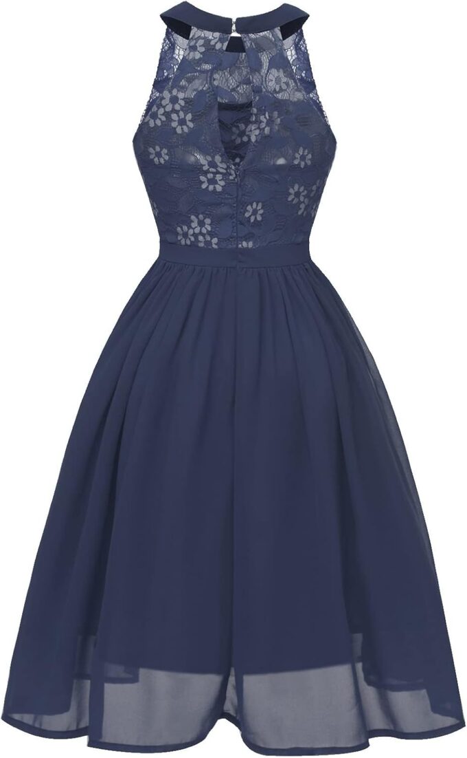 Cocktailkleid Glitzer Kleid Ball Kleider Brautjungfernkleid Konfirmationskleider Brautmutterkleider Kleider Elegant – Bild 4