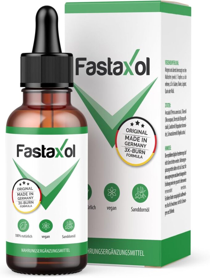 Fastaxol Öl-Komplex Tropfen | mit Vitaminen & Mineralstoffen | reich an Antioxidantien | 30 ml 1x