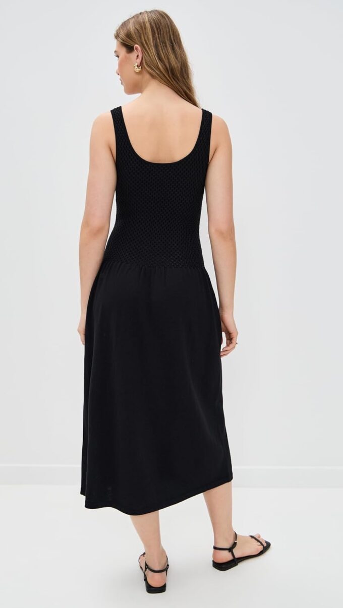 Theory Damen Texture Dress Lässiges Kleid – Bild 3