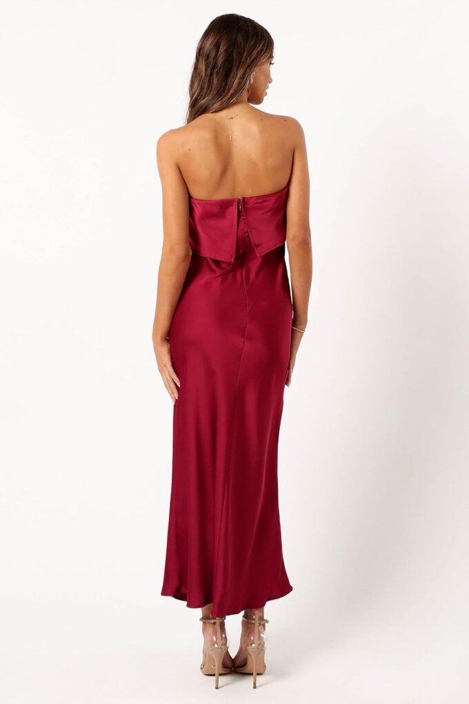 Petal & Pup Women's Vienna Strapless Midi Dress – Bild 4
