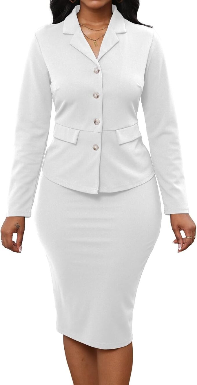 Oxgmoky Damen-Jumpsuits, elegant, Business, V-Ausschnitt, Reißverschluss, lange Ärmel, sexy Riemen, gerade, lange Hose, Strampler mit Taschen – Bild 6