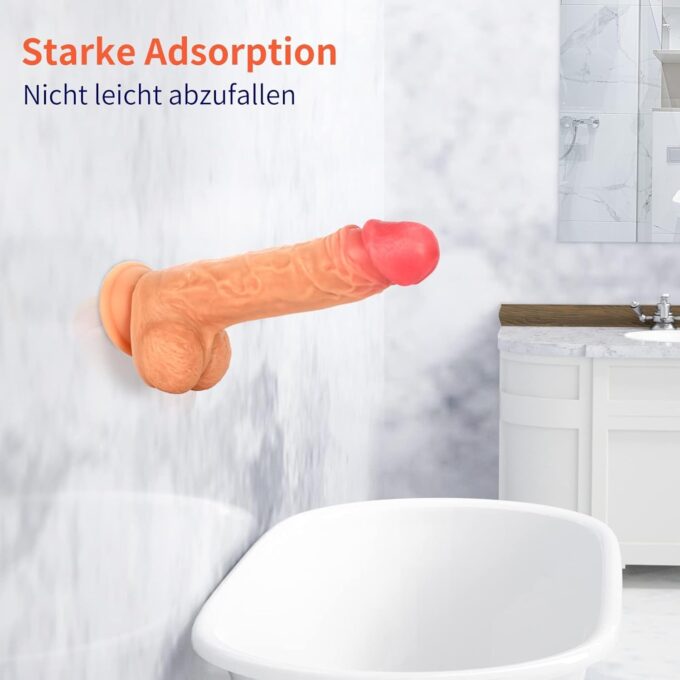 FIDECH Dildo Vibrator mit Stoßfunktion und 360° Rotierender Glans - G-Punkt Vibratoren für sie mit 8 Vibrationmodi Realistischer Dildos, Sexspielzeug Frauen mit Saugnapf und 40 ℃ Heizung – Bild 5