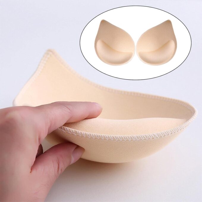 Perfeclan 1 Paar Bra -Pads Einsätze Abnehmbare geteilte weiche Schwamm atmungsaktiven Brustpolster – Bild 9