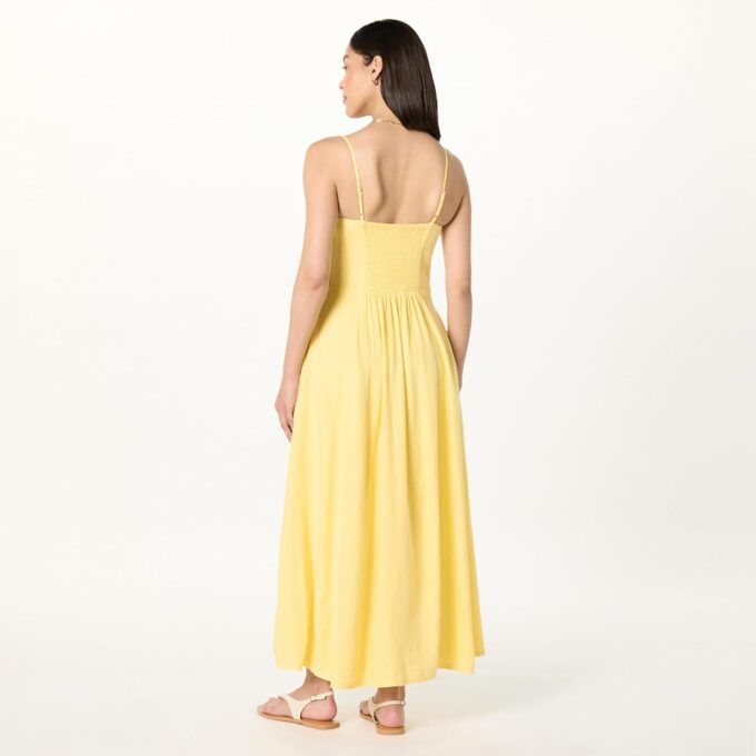 The Drop Women's Luna Scoop Neck Linen Maxi Dress – Bild 2
