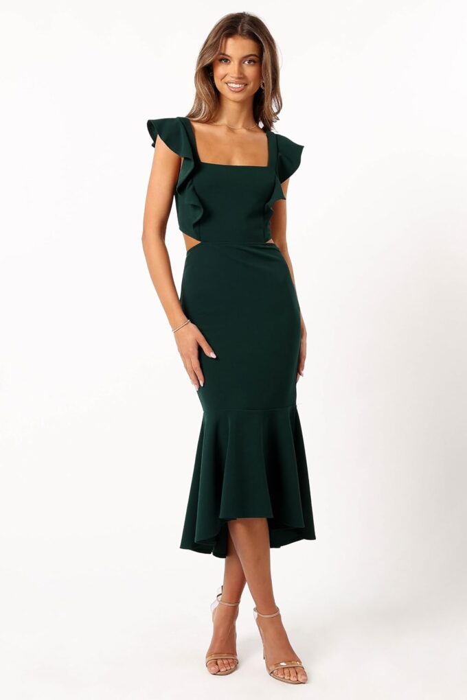 Petal & Pup Women's Yvonne Hi Lo Midi Dress – Bild 3
