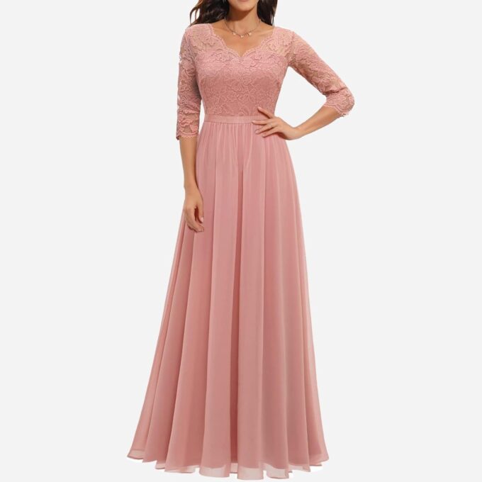 Abendkleid Damen Lang Damen Ballkleid Ball Kleid Abendkleider Abend Kleider Kleider Lang Brautkleider Ballkleider Lang Prinzessin Abiye – Bild 4