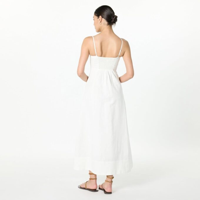 The Drop Women's Daphne Square Neck Linen Maxi Dress – Bild 2