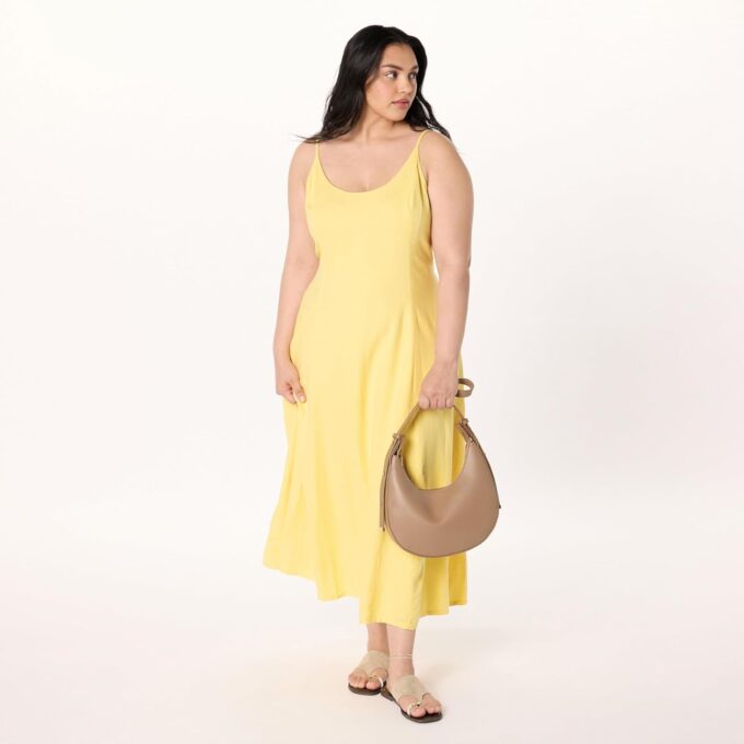 The Drop Women's Luna Scoop Neck Linen Maxi Dress – Bild 7