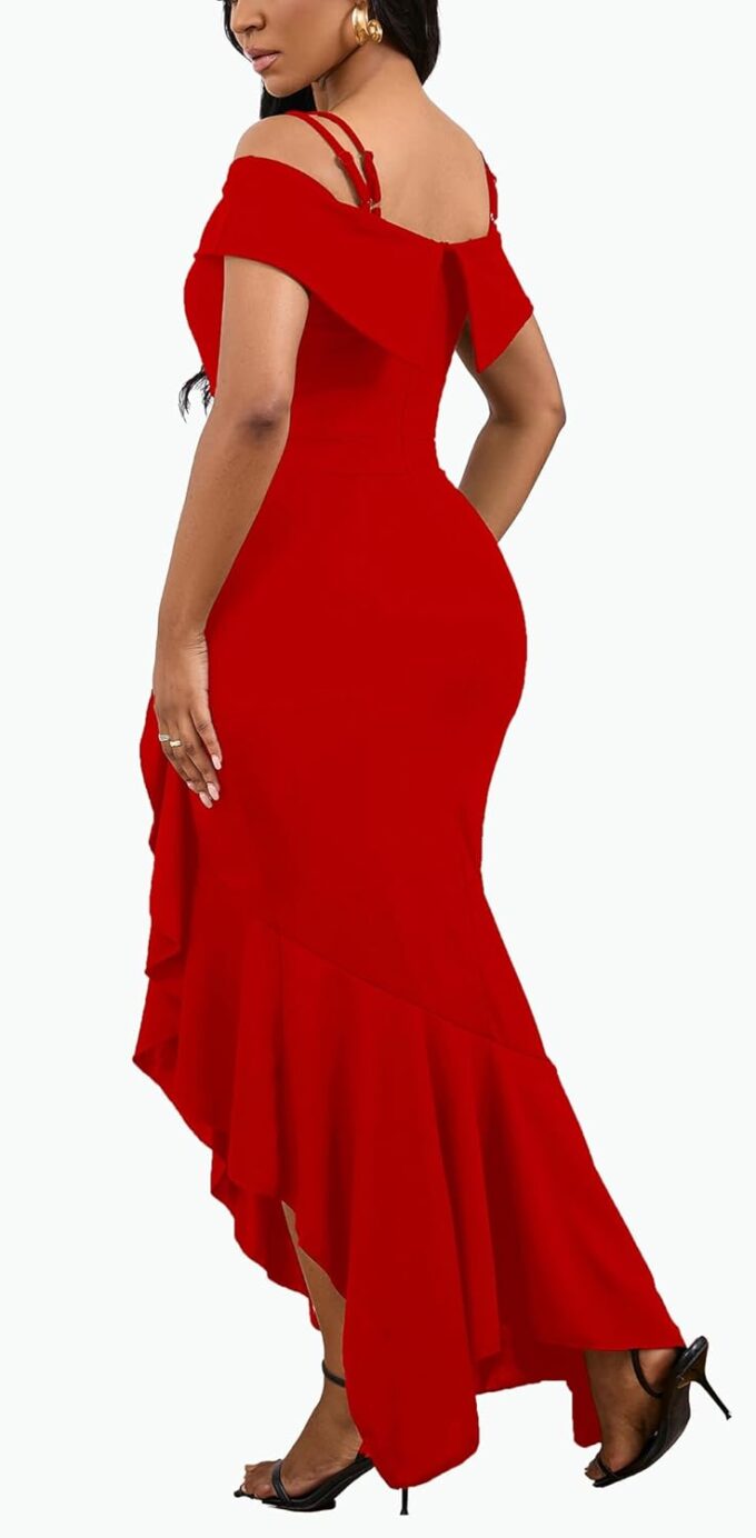 2025 Women's Sexy Elegant Formal Dress Sleeveless Wedding Guest Bride Dresses – Bild 4