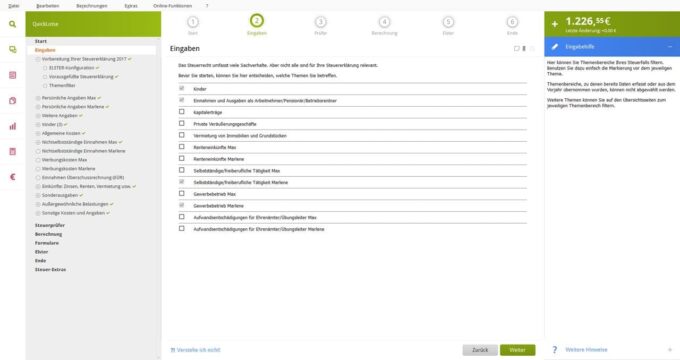 QuickSteuer 2025 (für Steuerjahr 2024) Private und gewerbliche Steuererklärung PC Aktivierungscode per Email – Bild 4