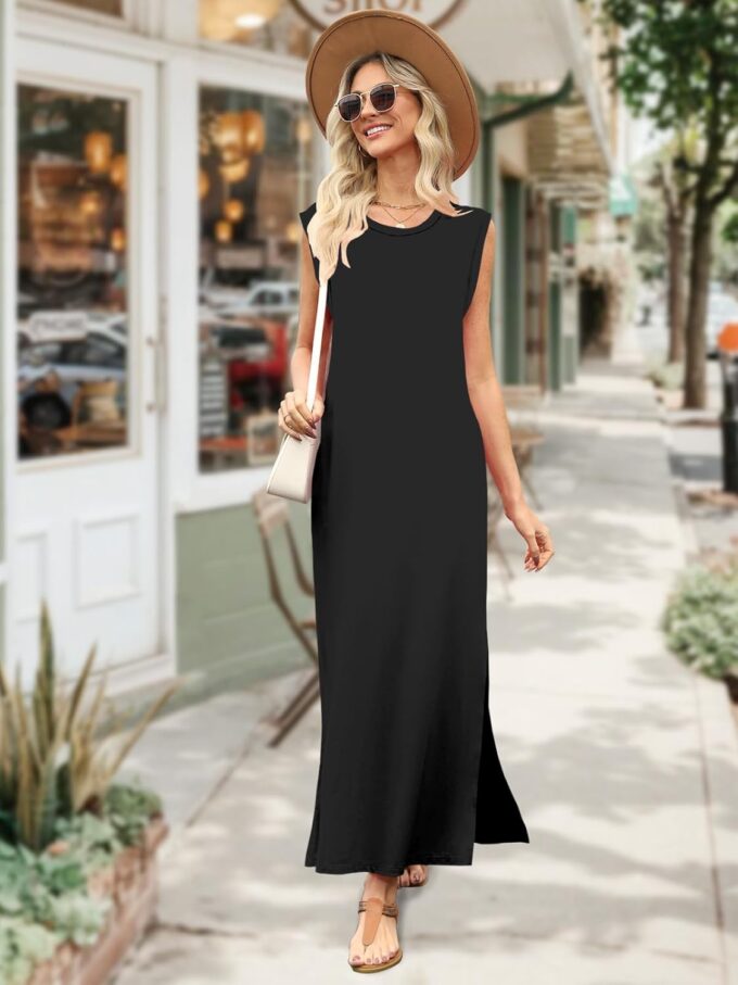 MixShe Summer Dresses for Women 2025 Plus Size Spring Clothes Beach Vacation Fashion Maxi Casual Outfits – Bild 6