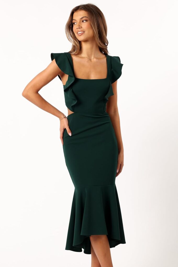 Petal & Pup Women's Yvonne Hi Lo Midi Dress – Bild 2
