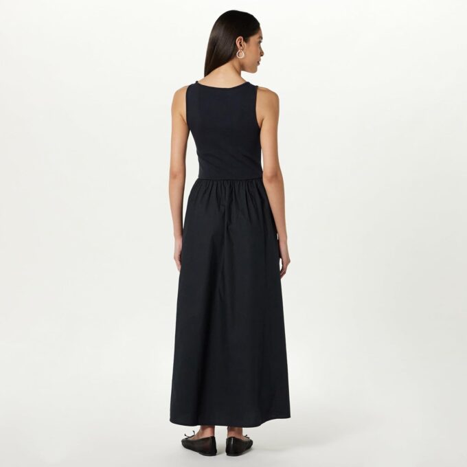 The Drop Women's Dia Mixed Fabric Midi Tank Dress – Bild 2