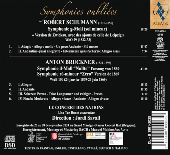 Symphonies Oubliées: Symphonie G-Moll (Zwickauer)/Symphonie d-Moll (Nullte) – Bild 2