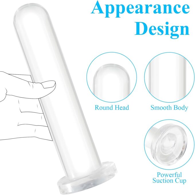 19 cm klarer Dildo mit starkem Saugnapf, Prostata-Massager für Männer, Anal Plug Penis für Frauen, Vagina Sexspielzeug für Erwachsene, weicher Jelly-Dildo – Bild 5