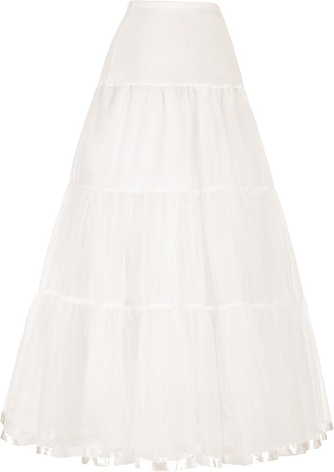GRACE KARIN 50s Petticoat Unterrock Vintage Reifrock für Rockabilly Kleid Brautkleid CL421 – Bild 5