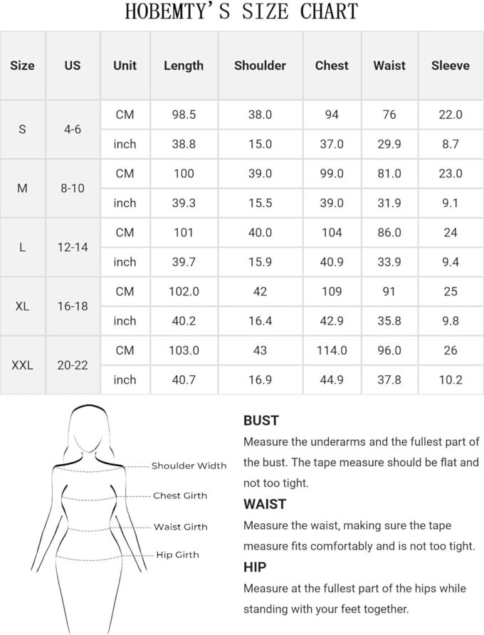 Hobemty Damen Bürokleider mit Taschen 2024 Split Neck Arbeit A-Linie Kleid – Bild 6
