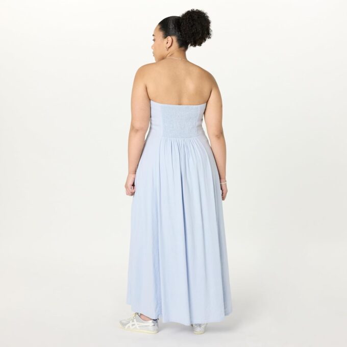 The Drop Women's Carlota Strapless Linen Maxi Dress – Bild 6