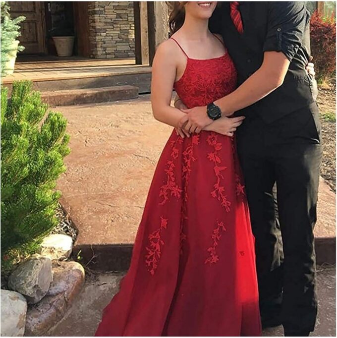 Ballkleider Damen Lang Abendkleider Elegant Cocktailkleid Damen Für Hochzeit Prinzessin Kleid Damen Schulterfreies Kleid Sexy Hosenträger Trägerloses Hochzeitskleider Für Damen Abschlusskleider – Bild 5