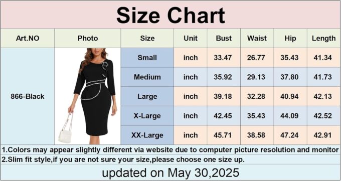 Figurbetontes Damenkleid, Bleistiftkleid, Midi-Kleid, formelles Business-Kleid, schmales Freizeitkleid, knielanges Partykleid – Bild 3