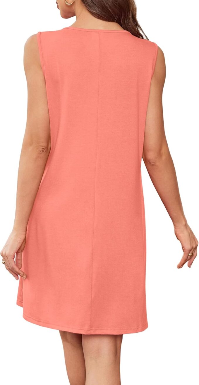 Summer Dresses for Women Sleeveless Lace Crewneck Sundress (S-3XL) – Bild 5