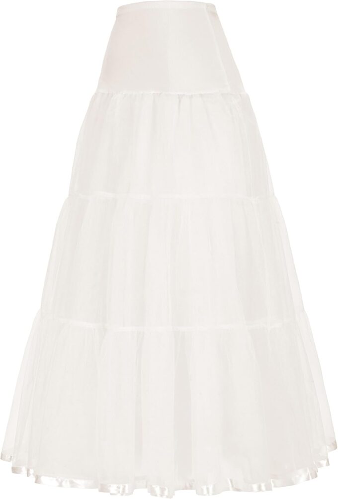 GRACE KARIN 50s Petticoat Unterrock Vintage Reifrock für Rockabilly Kleid Brautkleid CL421 – Bild 4