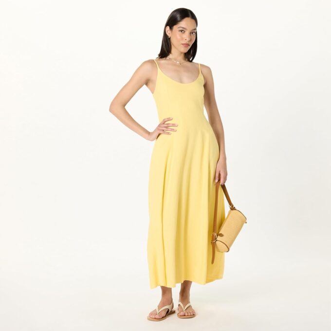 The Drop Women's Luna Scoop Neck Linen Maxi Dress – Bild 4
