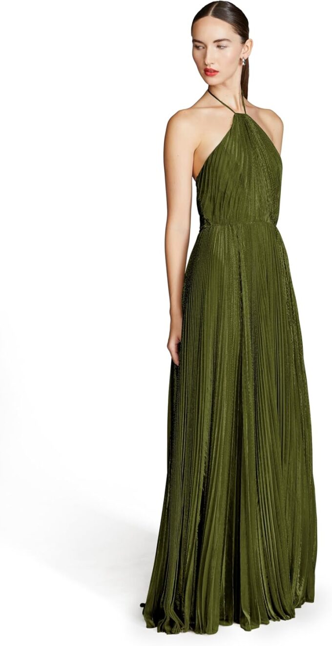 H HALSTON Women's Marisol Lurex Gown – Bild 3