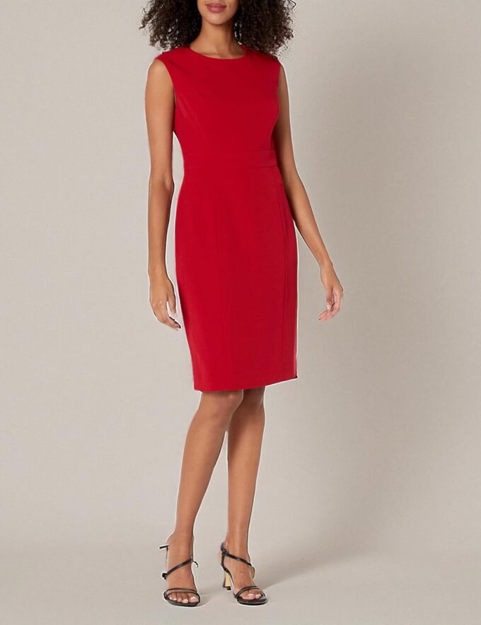 Kasper Women's Sheath Dress W/Waist Band – Bild 3
